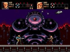 une photo d'Ã©cran de Contra Hard Corps sur Sega Megadrive